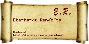 Eberhardt Renáta névjegykártya
