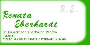 renata eberhardt business card